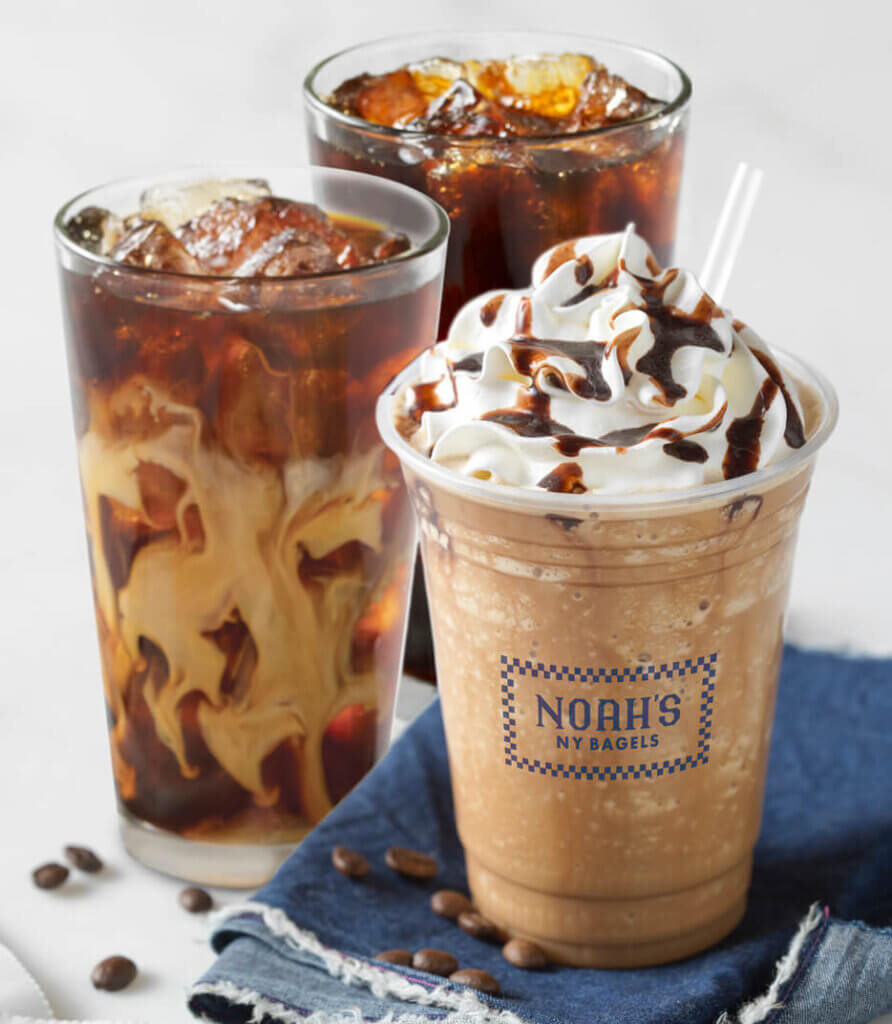 Coffee and Cold Brew drinks at Noah's